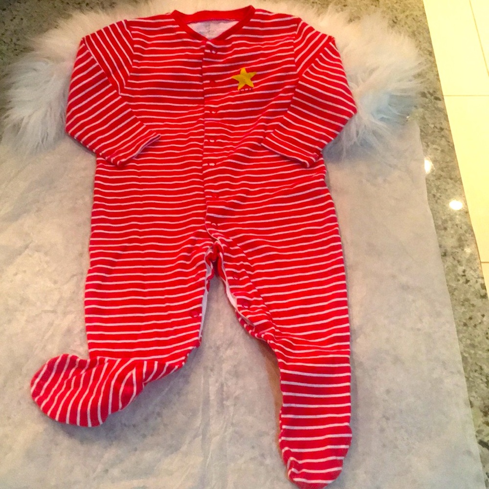 Red & White Striped Sleeper